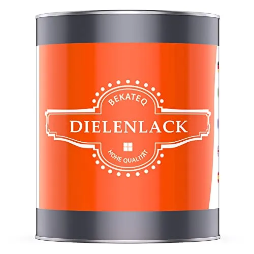 BEKATEQ BE-410 Dielenlack farblos 1l seidenmatt - Hochwertiger, schnelltrocknender Klarlack auf Wasserbasis für die Versiegelung von Dielen, Treppen und Möbeln. Schmutz- und wasserabweisend, ideal für langlebigen Holzschutz und einfache Verarbeitung.