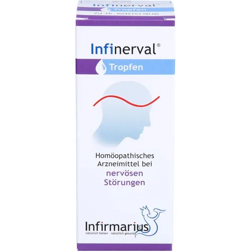 Infinerval Tropfen 100 ML - Arzneimittel zur Unterstützung der Nerven- und Gehirnfunktion, fördert das allgemeine Wohlbefinden und die Konzentration.
