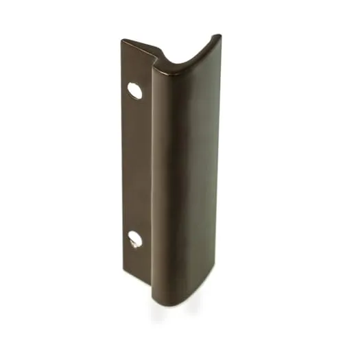 Aluminium Glasfalzbalkontürgriff/Terrassentürgriff/Ziehgriff/Glasfalzgriff - braun RAL 8019