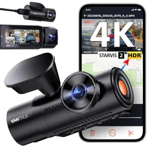 VANTRUE N4 Pro 3 HDR 4K+ Dashcam mit 360° Parküberwachung