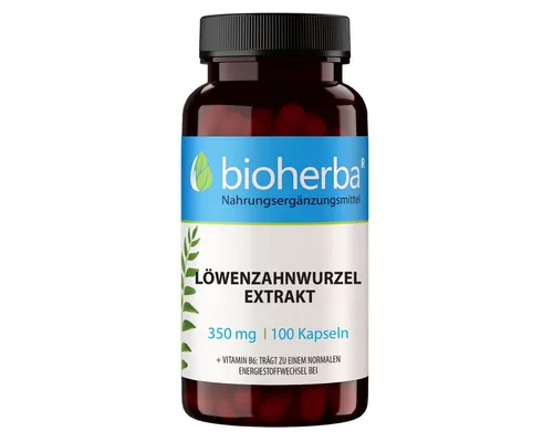 BIOHERBA R Löwenzahnwurzel Extrakt 350 mg 100 Kapseln Nahrungsergänzungsmittel