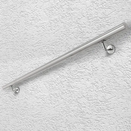 ECD Germany Edelstahl V2A Handlauf 160cm