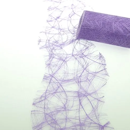 Deko AS Tischläufer Sizoweb - Wellenschnitt Lavendel, 25 Meter Rolle - Strapazierfähiger Tischläufer in Lavendel mit attraktivem Wellenschnitt, perfekt für frische und feminine Tischdekorationen und ideal kombinierbar mit hellen Tönen.