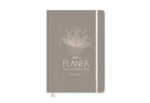 Eine der Guten Verlag Lehrerkalender 2025/2026 - Beige, 1 Doppelseite/Woche - Kalender für Lehrer mit umfangreicher Wochenplanung, Platz für 8 Klassen und extra Notizseiten für eine effiziente Unterrichtsorganisation.