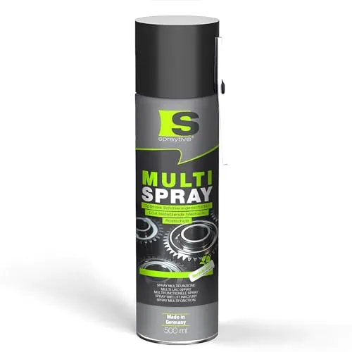 Spraytive Multi Spray 1 x 500 ml – 5-in-1 Kriechöl & Multifunktionsöl – Rostlöser, Schmiermittel, Kontaktspray, Reiniger & Korrosionsschutz – Allzwecköl – Made in Germany