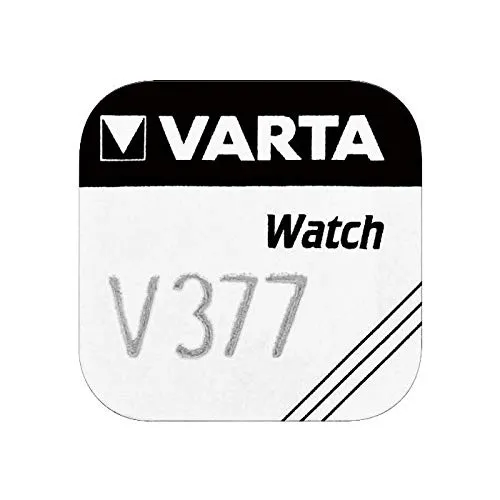 Produktbild VARTA Watch Knopfzelle Uhrenbatterie Silberoxid V377 SR66 SR626 SG4 1er Blister