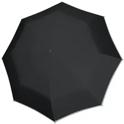doppler® Taschenregenschirm Mini Light Up Umbrella, Black - Taschenschirm mit LED-Beleuchtung, kompakt und leicht, ideal für unterwegs und sorgt für Sichtbarkeit bei Dunkelheit.