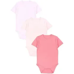 TupTam Kurzarmbody TupTam Kinder Unisex Kurzarm Body Baumwolle 3er Set rosa 116