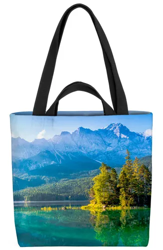 Eibsee Tasche Deutschlands Sehenswürdigkeiten Zugspitze Österreich Fjord Bayern