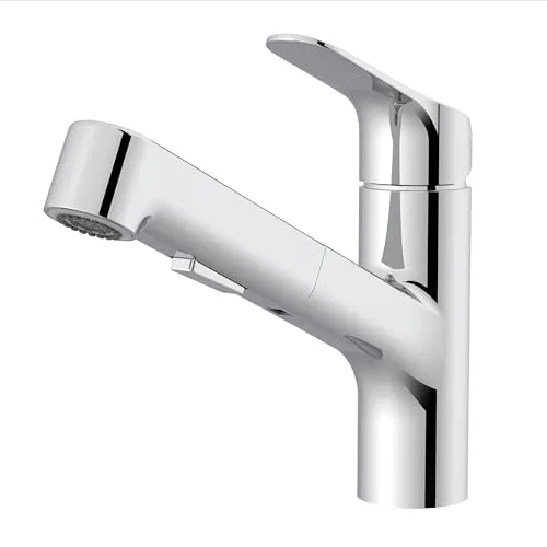 Lenz KOA Küchenarmatur mit Handbrause – Chrom, NEU - Moderne Küchenarmatur mit Handbrause in elegantem Chrom-Design. Ideal für eine flexible Nutzung in der Küche, sorgt für Komfort und Funktionalität.