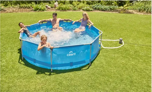 Produktbild CRIVIT Metal-Frame-Pool, Ø 300 x H 76 cm