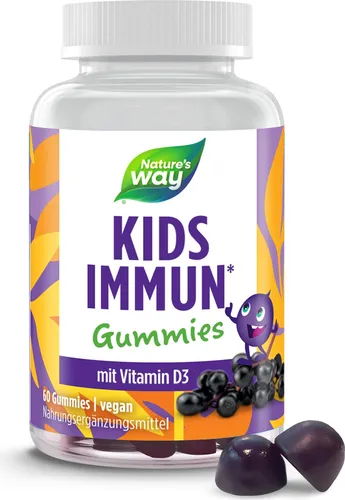 Vitamin Gummibärchen für Kinder ab 4 Jahren - Multivitaminpräparate & Mineralien: Stärken Sie das Immunsystem Ihres Kindes mit veganen Gummibärchen, die reich an Vitamin C, D3, Selen und Zink sind - ideal für gesunde Kids!