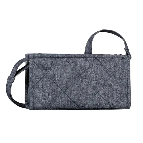 TOM TAILOR Denim Umhängetasche Wanessa - Umhängetasche aus Lederimitat in Denim Optik, stylisch und trendy mit verstellbarem Schulterriemen, ideal für den Alltag.