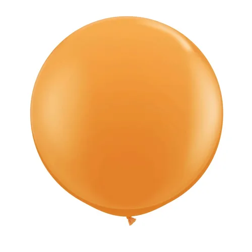 Riesen Luftballon 90 cm Riesenballon orange Riesenluftballon Großer Heliumballon