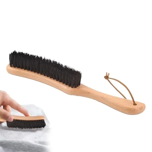 Kleiderbürste Fusselbürste,Wildschweinborsten Bürste für Anzüge,Hutbürste und Reinigung Haare Entfernen Brush,Kleiderbürste Tierhaare,Flusenbürste für Kaschmirbekleidung,Kaschmir,Wolle,Samt,Wildleder