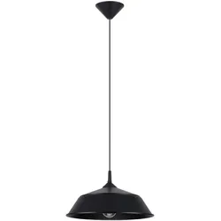 Sollux SL.1328 Pendelleuchte FRIKA Schwarz - Moderne Pendelleuchte für stilvolle Akzente, einfache Montage und individuelle Lichtgestaltung mit E27-Fassung. Perfekt für jedes Interieur.
