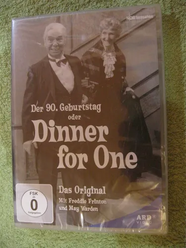 DVD VideoDinner for One oder Der 90. Geburtstag Kultklassiker Silvester 1963 Neu
