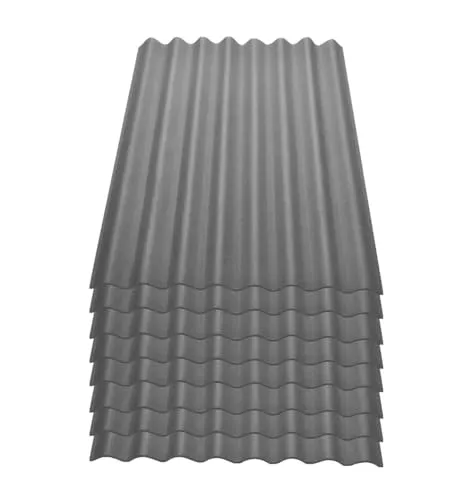 Onduline Easyline Dachplatte 8x0,76m² - graue Bitumenwellplatte für einfache Eindeckung - Dachziegel & -schindeln: Kompakte und leicht verlegbare Dachplatte aus umweltfreundlichem Material, ideal für Vordächer und Gartenhäuser, langlebig und wasserdicht.
