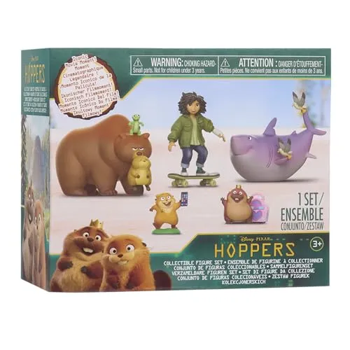 Just Play Disney & Pixar Hoppers Sammelfigurenset, 5 Spielfiguren, Spielzeug für Fans & Kinder ab 3 Jahren