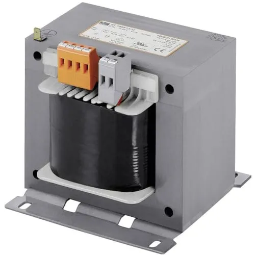 BLOCK ST 100/23/23 Steuertransformator - Schalter - 100 VA Trenntransformator mit hoher Effizienz (86%) und cULus-Zertifizierung, ideal für sichere Stromversorgung von Geräten.