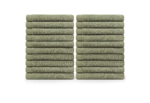 Blumtal Gästehandtücher 30x30cm - weich und saugstark, Frottee (24-St), 12er und 24er Set, 100% Baumwolle