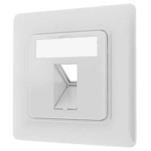 Anschlussdose Netzwerkdose Unterputz Datendose LAN Dose 1-Port Keystone Cat 7 8