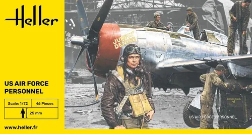 Heller HE49648 1/72 US Air Force Personnel (ex-Airfix!)