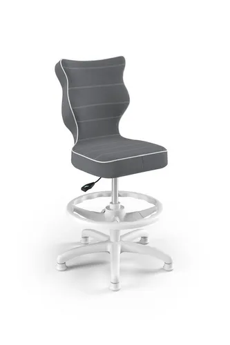 Raumhirsch Furniture Kinderstuhl Petit, Dunkelgrau & Weiß
