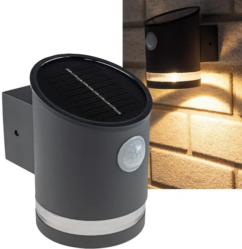 LED Solar Wandleuchte 