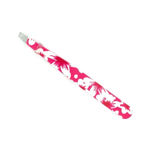 Excellent Solingen Pinzette schräg - Elegante Pinzette mit abgeschrägter Greifkante, ideal für präzises Zupfen von Augenbrauen. Aus hochwertigem Edelstahl gefertigt, vereint sie Funktionalität und ansprechendes Design in handlicher Größe.