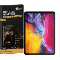 6x Panzerfolie für iPad Pro 11 (2018-2022) - Handy-Displayschutzfolien mit Anti-Reflex und Anti-Shock für maximalen Schutz vor Kratzern und Stößen, blasenfreie Montage inklusive Reinigungs-Set.