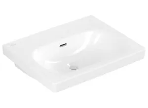 Villeroy & Boch Waschbecken Skyla 5A5157 445x550mm Rechteck mit Überlauf Weiss Alpin 5A515701
