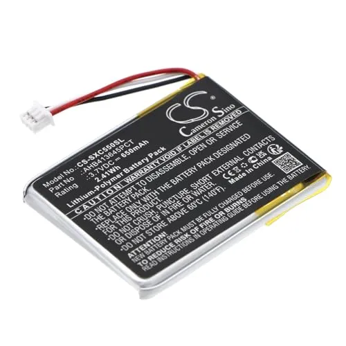 TCTK Akku 650mAh Kompatibel mit [Sennheiser] EPOS Adapt 660, MB 660, PXC 550 Ersetzt 507271-88, AHB413645PCT FBA