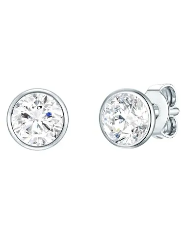Eastside Damen Ohrstecker Edelstahl Zirkonia silber in silber von Eastside