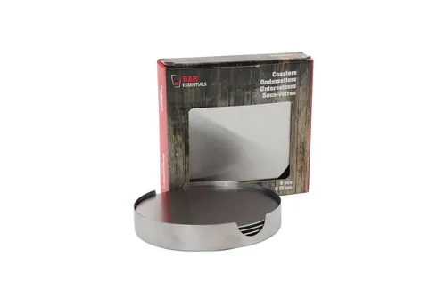 Glasuntersetzer & Bierdeckel Silber von Neuetischkultur