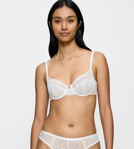 Triumph Damen Delightful Spotlight W Bra, Silk White, 75E von Triumph