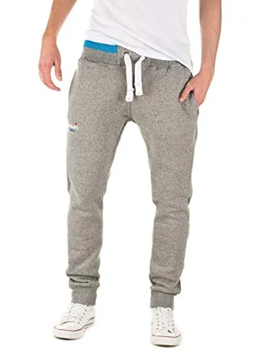 Yazubi Herren Jogginghose Freizeithose Sweatpants Lucas, Grau (Caviar 194006), M