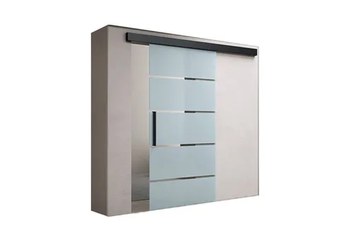 doporro Glasschiebetür Design komplettset mit ESG-Sicherheitsglas