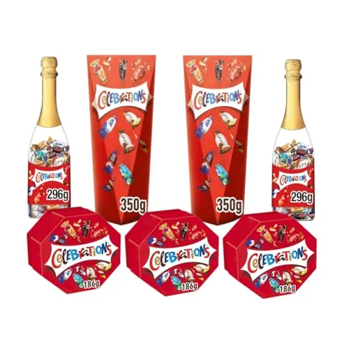 Celebrations Party-Mix 1850g – Die süße Überraschung für jeden Anlass - Vielfältiger Mix aus Mars, Snickers, Twix und mehr – ideal zum Teilen! Perfekt für Feiern, Geschenke oder als Vorrat. In verschiedenen Verpackungsformen für jeden Geschmack.