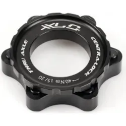XLC Centerlock-Adapter für 6 Loch Rotor, Thru Axle - Schwarz