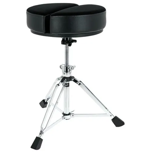 Ahead SPG-ART Spinal Glide Drum Throne - Ergonomischer Drum Throne für Schlagzeuger, ideal bei Rückenproblemen, mit geteilter Sitzfläche für optimale Beweglichkeit und Sitzhöhe von 46cm bis 62cm.