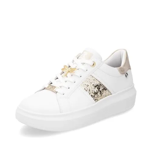 Rieker Damen Low-Top Sneaker W1202 in weiß von Rieker
