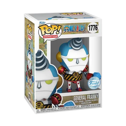 Funko Pop! One Piece - General Franky #1776 - Aufstellfigur aus der beliebten One Piece Serie, perfekt für Sammler und Fans, die ihren Lieblingscharakter stilvoll präsentieren möchten.