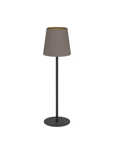 EGLO FIORANA Tischlampe in Schwarz/Cappuccino/Gold in gold von EGLO