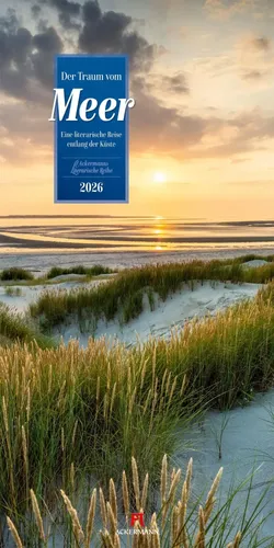 Der Traum vom Meer Literatur-Kalender 2026 von Ackermann Kunstverlag