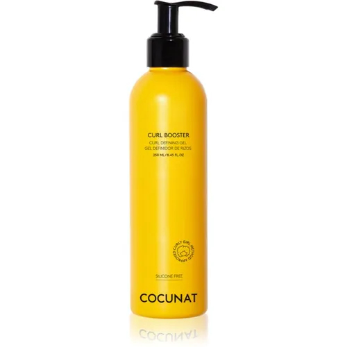 COCUNAT Curl Booster - Locken Gel 250 ml - Haarstyling-Produkt, definiert Locken und bekämpft Frizz mit intensiver Feuchtigkeit, ideal für die Curly Methode ohne schädliche Inhaltsstoffe.