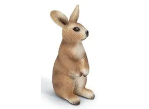 SCHLEICH 13672 - Stehendes Kaninchen - Actionfigur von Schleich, detailreich und perfekt für kreatives Spielen und Sammeln.