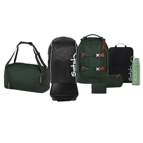 Produktbild Satch Pack Kollektor Edition Schulrucksack Set 8tlg. (Forest Green Skandi)