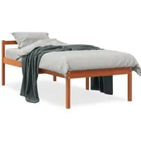 vidaXL Seniorenbett 75x190 cm, Komfortbett aus Kiefernholz mit Stauraum - Betten für Senioren: Komfortables Einzelbett aus robustem Massivholz mit praktischem Stauraum, ideal für ein sicheres und bequemes Schlafgefühl.