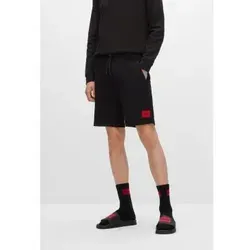 HUGO Herren Shorts 50466196 - Lässig und Nachhaltig - Trainingsbekleidung aus 100% Baumwollfrottee mit verstellbarem Kordelzug. Unterstützt nachhaltige Baumwollproduktion in Afrika und fördert umweltfreundliche Anbaumethoden.